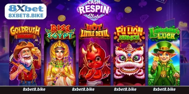 Top những loại slot game 8xbet thông dụng hiện nay dành cho tân binh